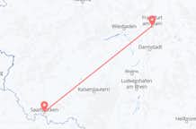Flights from Saarbrücken to Frankfurt