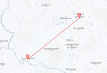 Vluchten van Saarbrücken, Duitsland naar Frankfurt, Duitsland