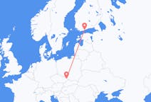 Flyg från Ostrava, Tjeckien till Helsingfors, Finland