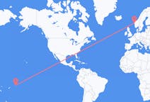 Flyreiser fra Apia, Samoa til Florø, Norge