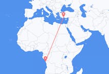Flyrejser fra Cabinda til Antalya