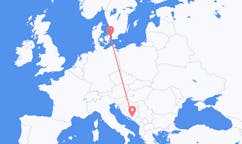 Flyg från Mostar till Köpenhamn