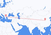 Flyreiser fra Xi'an, Kina til Thessaloniki, Hellas