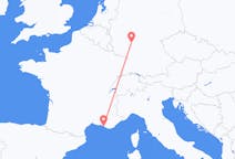 Flug frá Marseille, Frakklandi til Frankfurt, Þýskalandi
