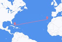 Flüge von Deadman’s Cay, die Bahamas nach Funchal, Portugal
