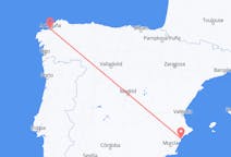 Flights from A Coruña, Spain to Alicante, Spain