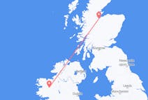 Loty z Knocka, Irlandia z Inverness, Szkocja