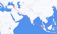 Flights from Padang, Indonesia to Mardin, Turkey