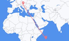 Flyrejser fra Mahé (Indien), Seychellerne til Heviz, Ungarn