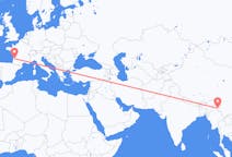 Flights from Myitkyina, Myanmar (Burma) to Bordeaux, France