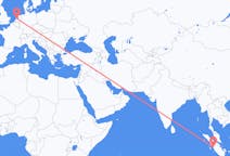 Flüge von Padang, Indonesien nach Amsterdam, die Niederlande