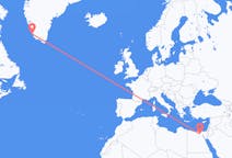 Flyreiser fra Kairo, Egypt til Paamiut, Grønland
