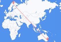 Flyrejser fra Moruya, Australien til Kittilä, Finland
