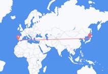 Flyreiser fra Akita, Japan til Faro, Portugal