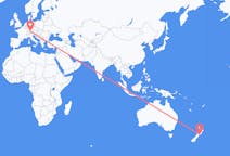 Vluchten van Wellington, Nieuw-Zeeland naar Memmingen, Duitsland