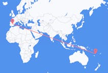 Flights from Port Vila to Madrid