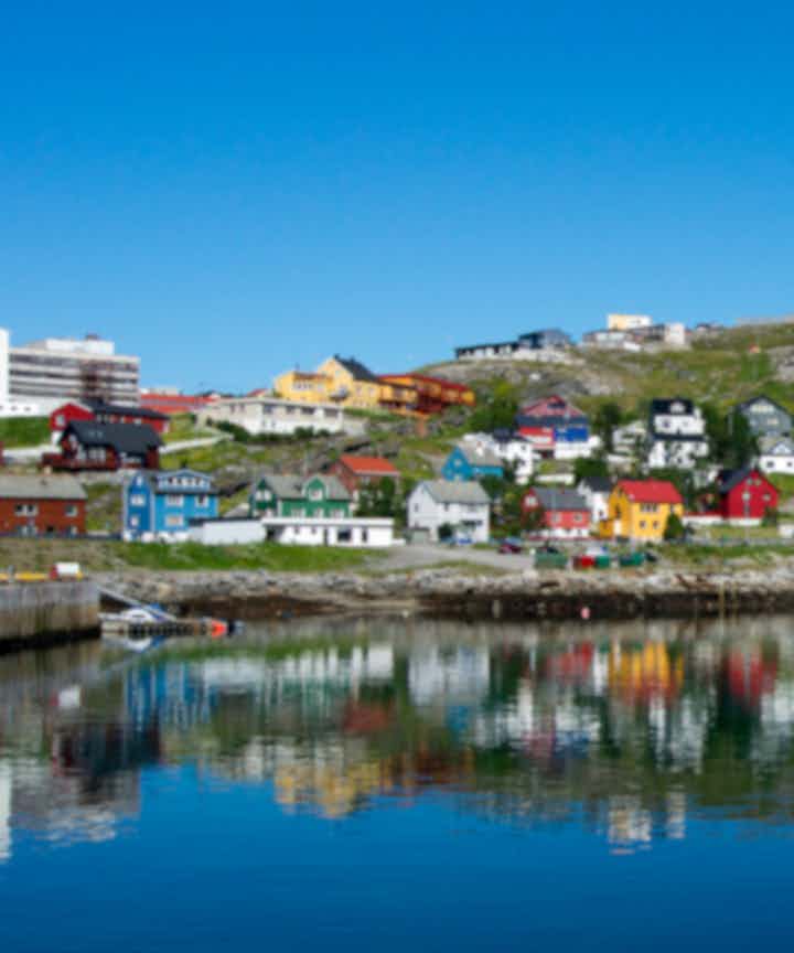 Flights from the city of Reykjavik, Iceland to the city of Hammerfest, Norway