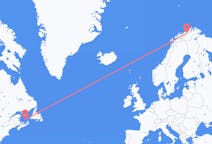 Flyreiser fra Les Îles-de-la-Madeleine, Quebec, Canada til Alta, Norge