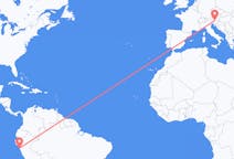 Flyreiser fra Trujillo, Peru til Klagenfurt, Østerrike