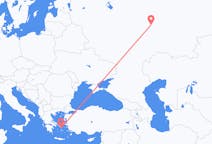 出发地 俄罗斯出发地 喀山目的地 希腊米科诺斯的航班