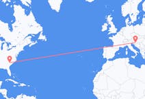 Flyrejser fra Columbia, USA til Zagreb, Kroatien