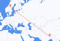 Flights from Bhadrapur, Mechi, Nepal to Östersund, Sweden