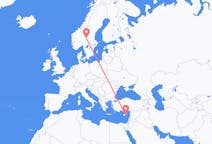 Flyreiser fra Larnaka, Kypros til Rörbäcksnäs, Sverige