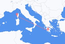 Flights from Kalamata, Greece to Ajaccio, France