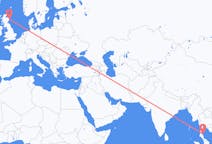 Flyg från Ko Samui, Thailand till Aberdeen, Skottland