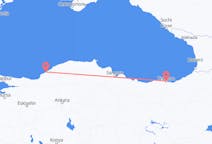 出发地 土耳其出发地 特拉布宗目的地 土耳其宗古尔达克的航班