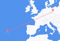 Flights from Terceira Island, Portugal to Zielona Góra, Poland