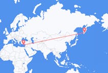 Fly fra Petropavlovsk-Kamchatsky til Pafos