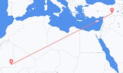 Flyg från Nema, Mauretanien till Diyarbakir, Mauretanien