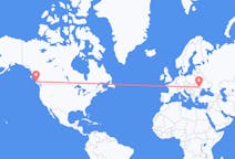 Flights from Port Hardy, Canada to Iași, Romania