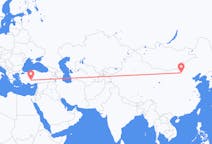Flyreiser fra Hohhot, Kina til Konya, Tyrkia