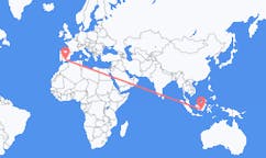 出发地 印度尼西亚馬辰目的地 西班牙格拉纳达的航班