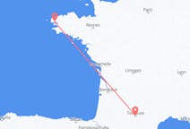 Flyrejser fra Toulouse til Brest