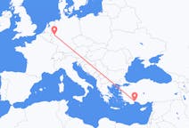 Flights from Antalya, Turkey to Cologne, Germany