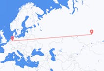 Fly fra Krasnojarsk til Münster