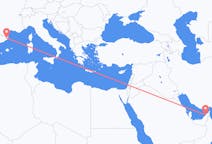 来自阿拉伯联合酋长国出发地 杜拜目的地 西班牙赫罗纳的航班