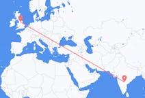 Flyreiser fra Hyderabad, India til Leeds, England