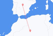 アルジェリアのから ティミムーン、スペインのへ マドリードフライト