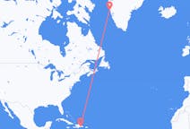 Flights from Santo Domingo, Dominican Republic to Maniitsoq, Greenland