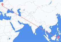 Flyrejser fra Luwuk, Indonesien til Kraków, Polen