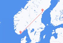 Fly fra Kristiansand til Kramfors Municipality