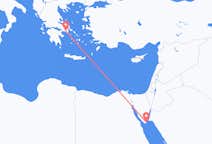 Vluchten van Sharm el-Sheikh naar Athene