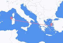Vluchten van Chios naar Alghero