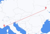 Flyrejser fra Kijev, Ukraine til Nice, Frankrig