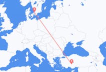Flyrejser fra Angelholm til Konya