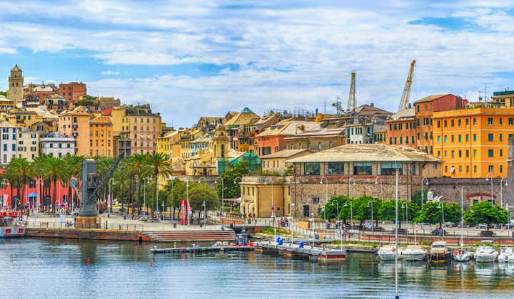 Genoa seaport, Italy